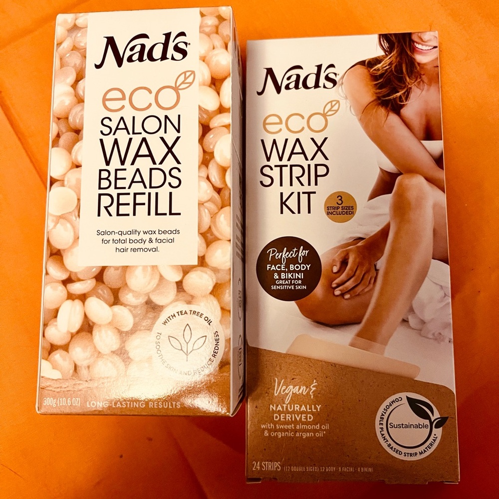 Nad’s Eco Wax Strip Kit and Beads Refill Set